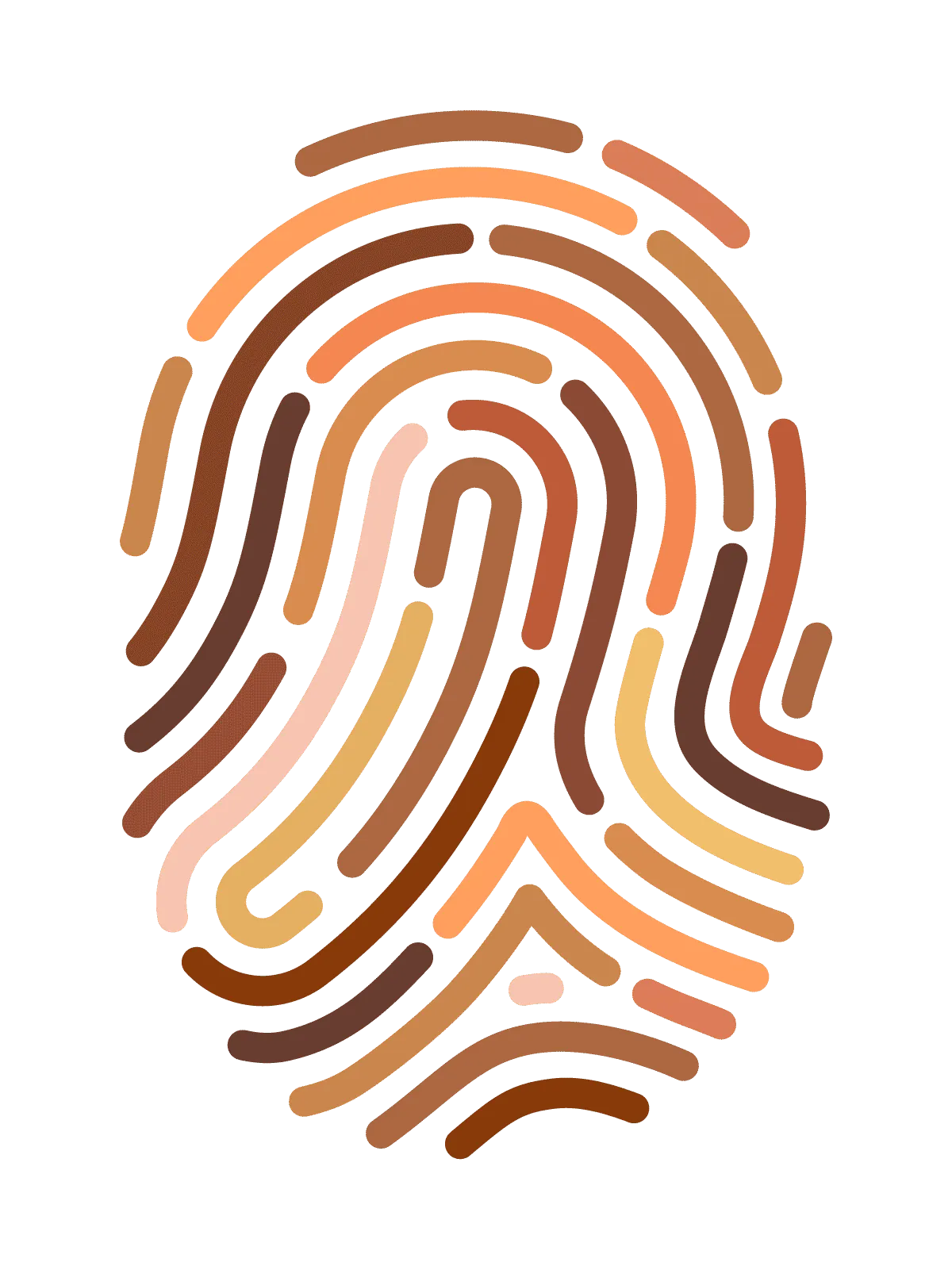 Graphic of a large thumbprint. 